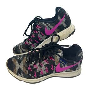 Nike women's NikeID Zoom Pegasus 33 collab pendleton aztec pattern detail size 8